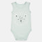 BC Sea Green Lion Faces Sleeveless Romper BS6119C